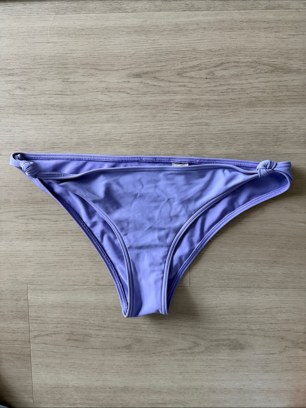 Abercrombie & Fitch Lilac Knot-Side Bikini Bottom